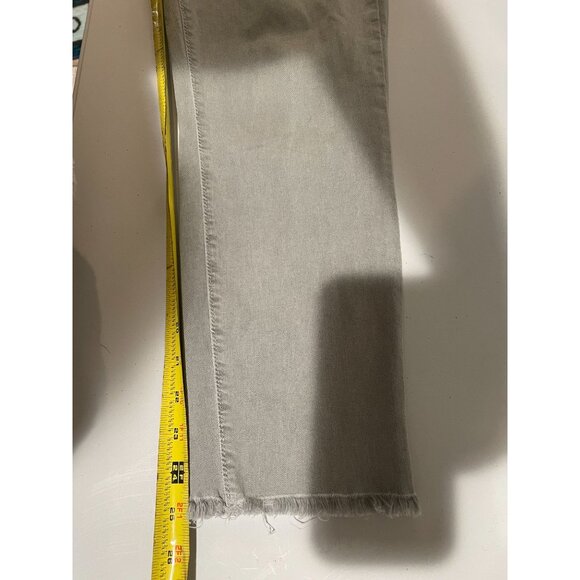 Loft Womens Olive Green High-Rise Curvy Skinny Crop Jeans Size 29/8 - Picture 9 of 11